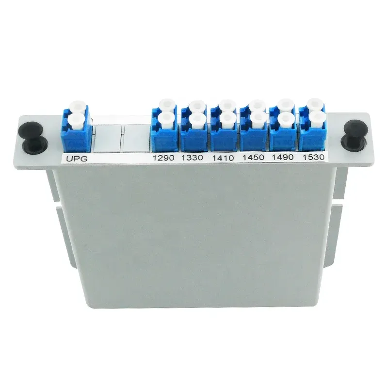 5G Internet Service Provider Plastic Box LC UPC Customized Connector 12 Channel Cassette Module MUX Fiber CWDM-boxintelecom