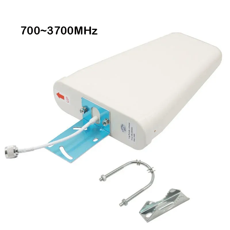 9dBi Log Periodic LPDA Antenna 700-3700MHz Outdoor Directional 4G LTE 5G Sub-6GHz Base Sta