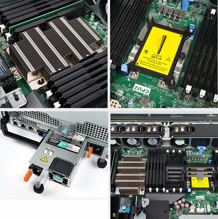 High Quality Used Dell Poweredge 2U Rack Storage Server PowerEdge R740XD with Intel Xeon CPU 6