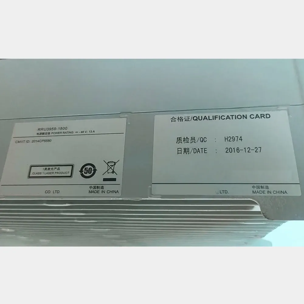 RRU RRU3959 1800 02311BBM Base Station Equipment 2G/3G/4G Communication Equipment Part-boxintelecom