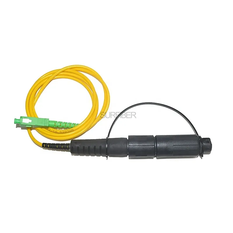 RRU 5G Compatible Hptic SC/APC H Connector IP67 Waterproof SM Fiber Optic Patchcord for FTTH GSM