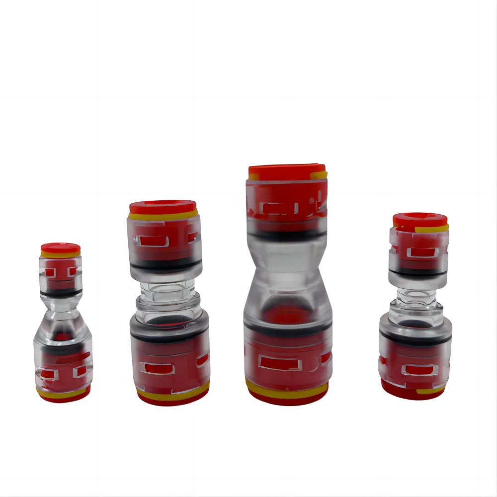 Fiber Optic Plastic Straight Quick Connector HDPE Microduct Straight Coupling Microduct Connector Accessories-boxintelecom