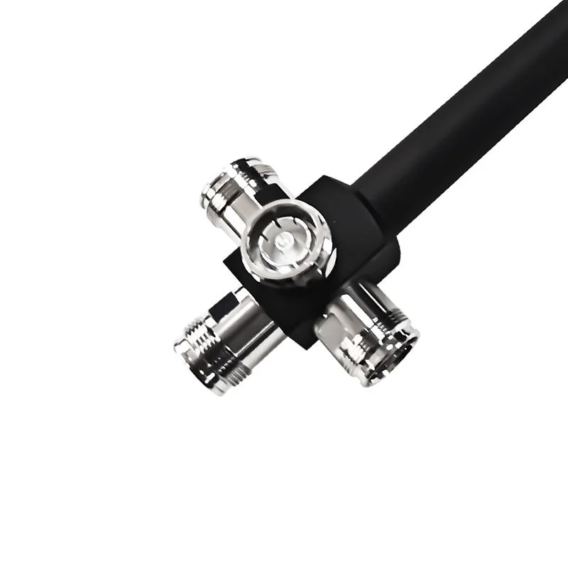 Manufacture 380-3800MHz 4 Way Round Cavity Power Splitter -160dBc Low PIM Power Splitter R