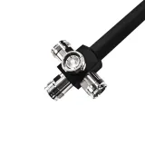 Manufacture 380-3800MHz 4 Way Round Cavity Power Splitter -160dBc Low PIM Power Splitter R