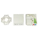 Fiber Optic Wall Socket 2 Core Rosette Box Full Loaded with SC/APC Pigtail and Adapter for