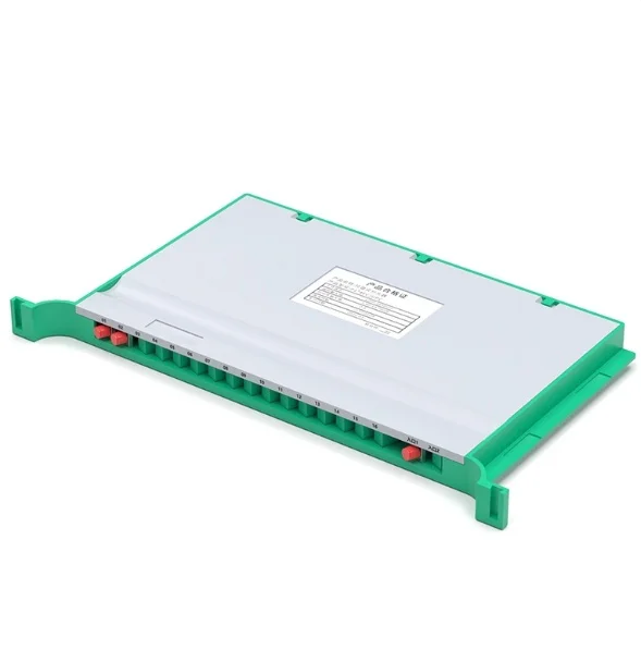 Rack-Mounted Fiber Optic PLC Splitter 1x8/1x16/1x32, Enhanced Thickened Steel Frame SC/UPC
