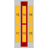 Xpol 16ports base station 617-698/824-894/1710-2690MHz 65°/65°/65° 15/16/17.7dBi  2°-10°/2