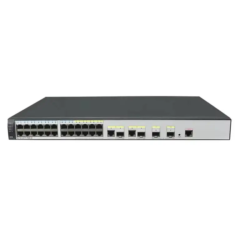 S2720-28TP-PWR-EI 98010678 16 10/100 ports,8 Ethernet 10/100/1000,4 Gig SFP PoE+,370W PoE AC Network Switch 0