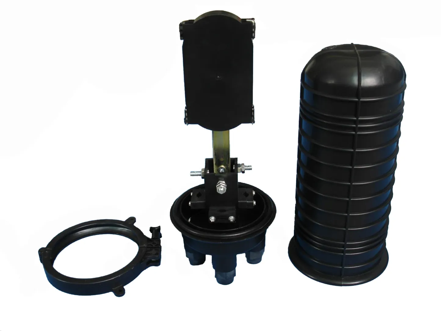 FTTH 4 Cable Ports Optical Distribution Point Closure Mechanical Sealing ODP Fiber Access