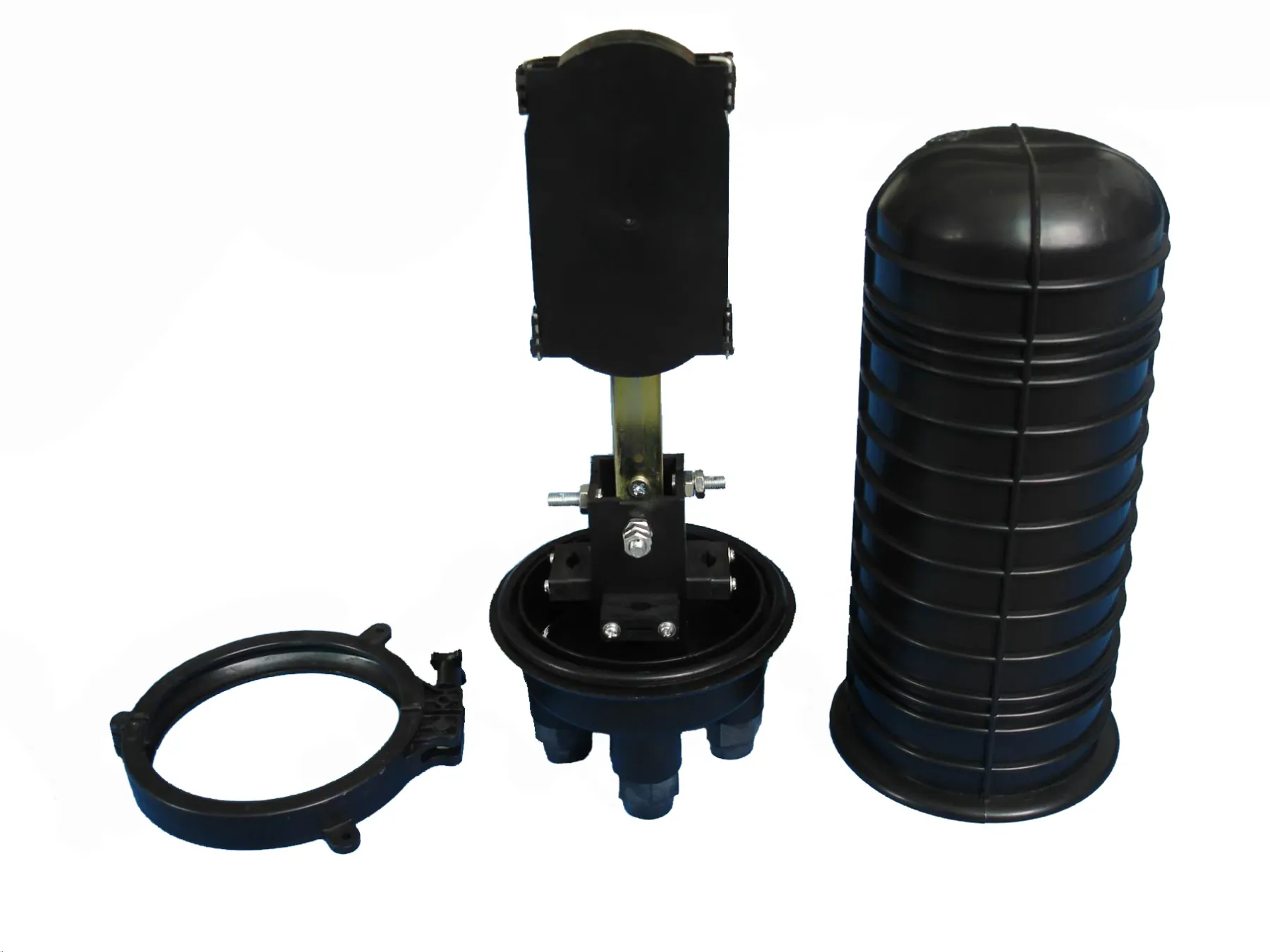 FTTH 4 Cable Ports Optical Distribution Point Closure Mechanical Sealing ODP Fiber Access