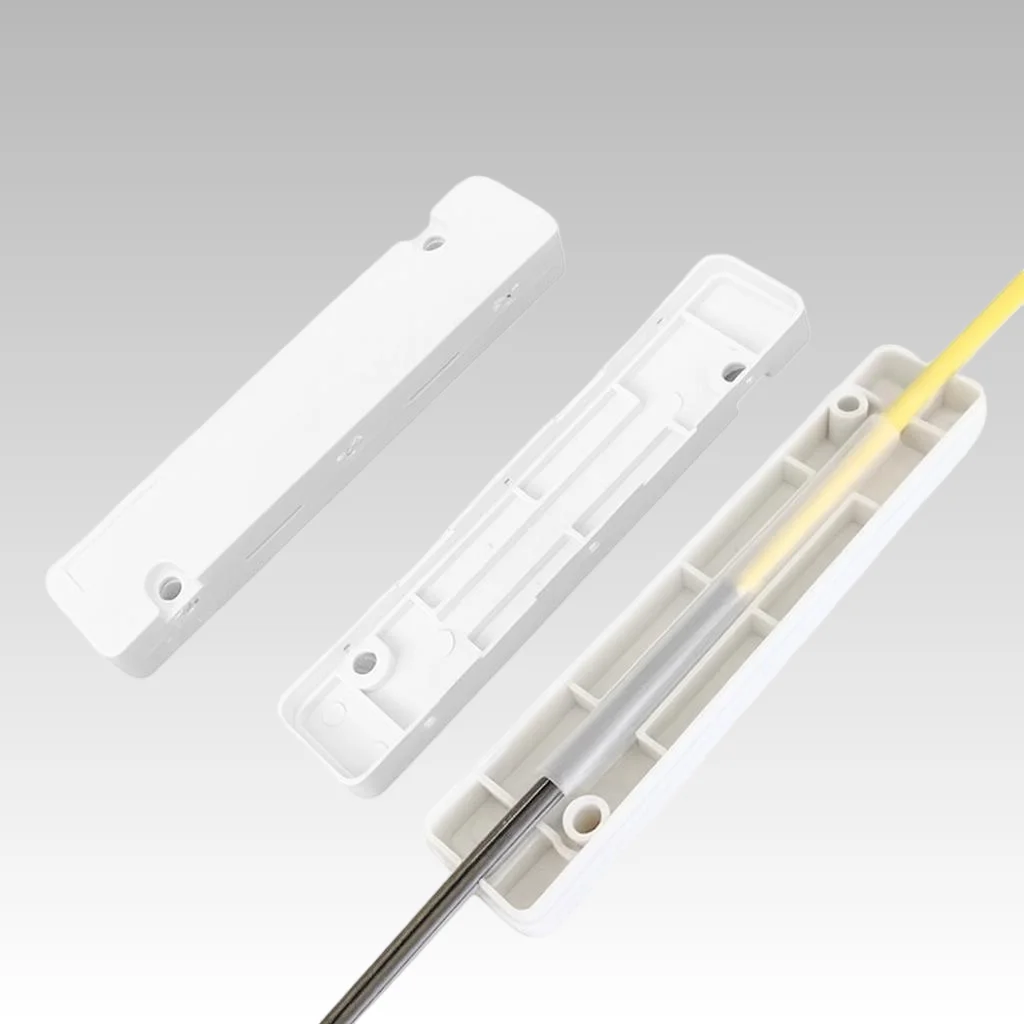 FTTH Drop Cable Fiber Optic Splice Protection Box 1-3 Core Waterproof Joint Closure with 1 Year