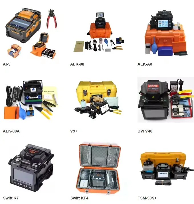 Single Optical Fiber Fusion Splicer Dvp-740 Mini Fiber Splicing Equipment