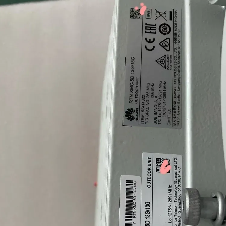 11G Microwave ODU XMC-2H for HUAWEI RTN 380AN Rtn 380ax XMC 2H 52413718 52413719 Low and H
