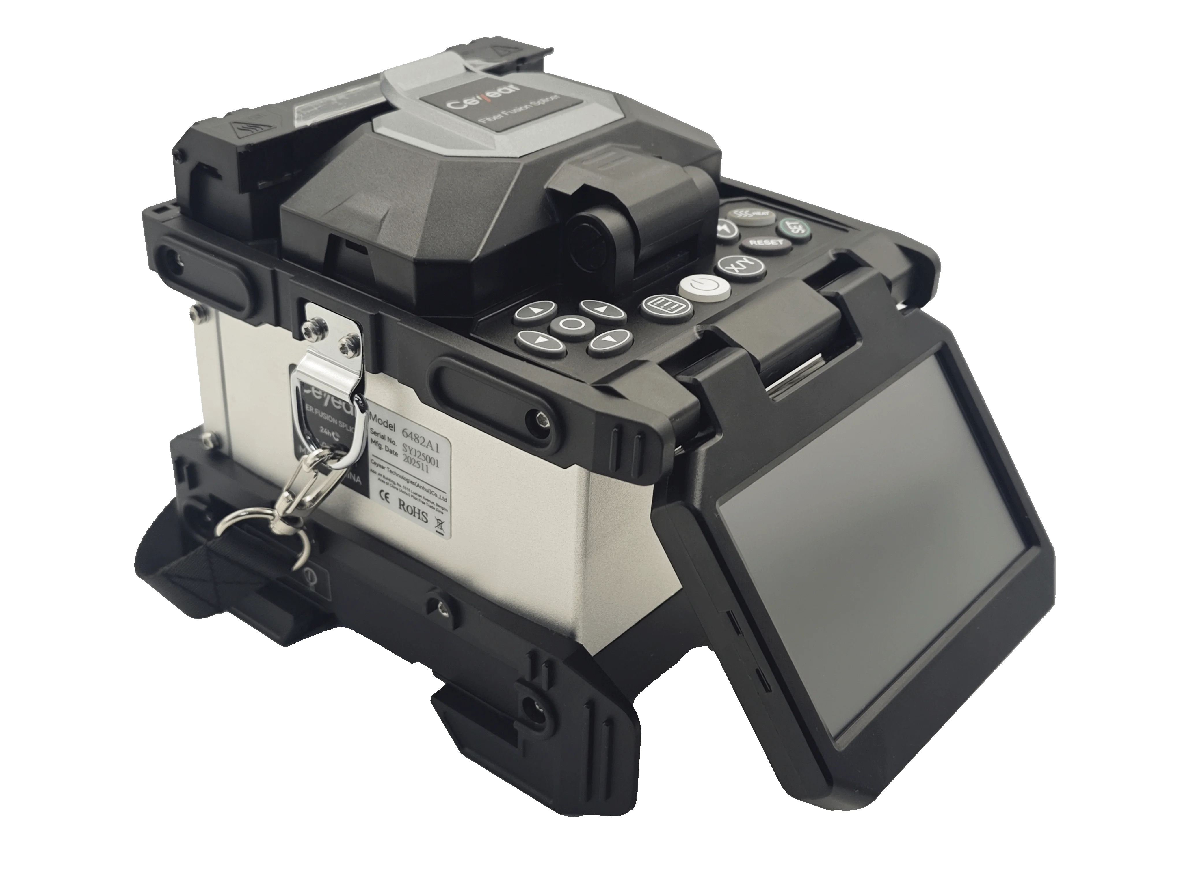 Ceyear 6482A1 Cladding Alignment Fusion Splicer FTTX Fusion Splicer Original Fiber Optic Equipment Four Motors Splicing Machine-boxintelecom