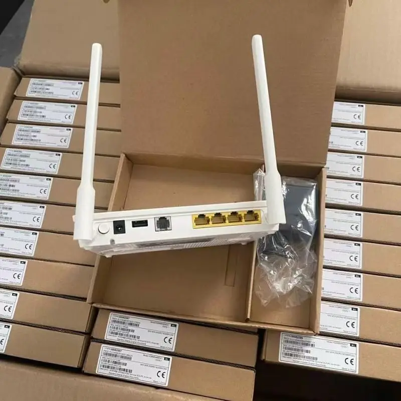 HG8546M ONU XPON GPON 1GE+3FE+1POTS+1USB+2.4G WIFI up to 300Mbps OMCI PPPOE IPV6 Firmware English H-W FTTH Fiber Optic Equipment-boxintelecom