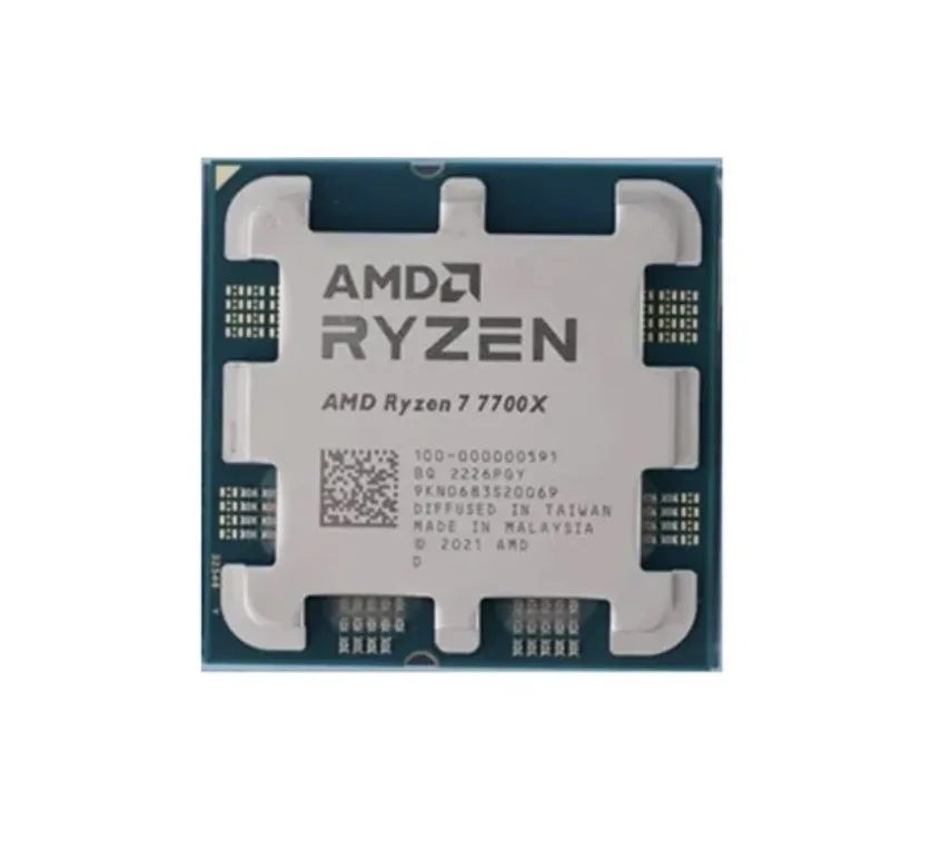 New AM5 Processor 8 Cores 16 Threads R7 7700X Desktop DDR5 4.5 GHZ CPU for AMD-boxintelecom