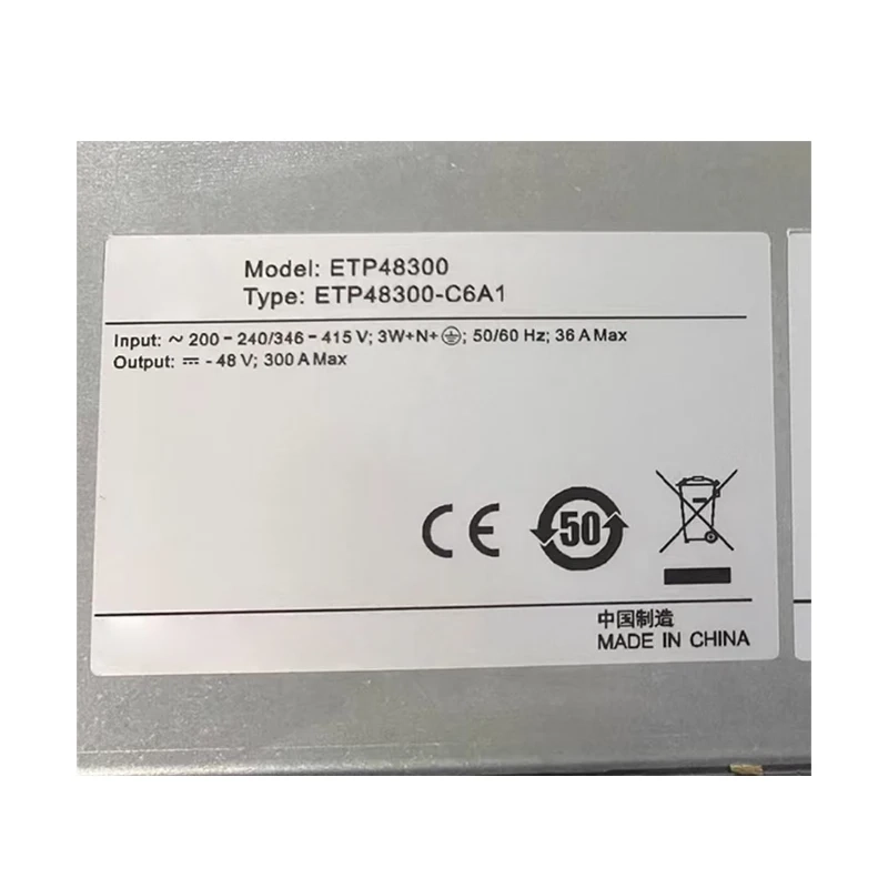 ETP48300-C6A1 HW Embedded Power System 48V 300A 85-300VAC Input Front Maintenance Power Supply for 5G Base Station-boxintelecom