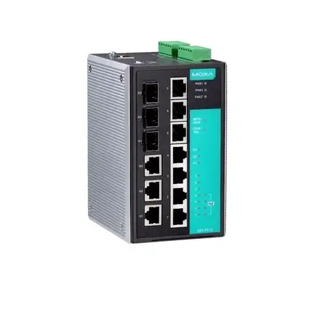 7+3G-port EDS-P510 / 8+2G-port Gigabit PoE+ Moxa EDS-P510A Series Switch