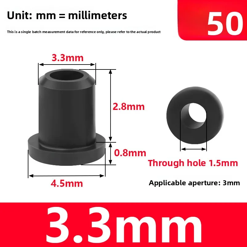 Round Hole T-Type Silicone Wire Protector Soft Rubber Sleeve for Electric Box Outlet Protection-boxintelecom