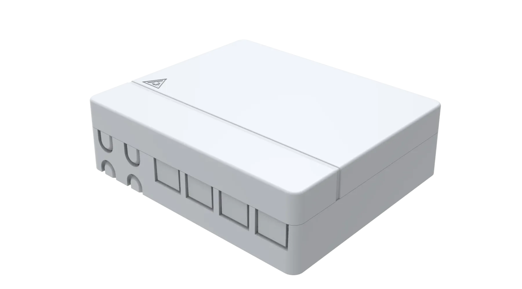4-Core Fiber Optic Terminal Box POE Network Compatible Used with 2-Port SC & APC Connector