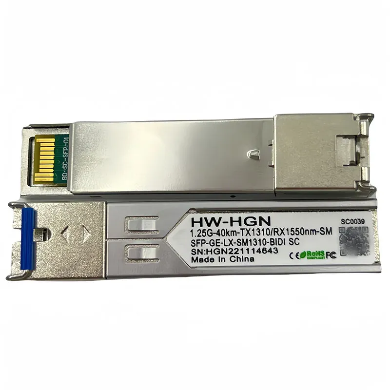 1.25Gb Bidi 3km 10km 20km 40km 60km 80km 100km 120km 160km Single Mode Simplex LC SC 1.25g Sfp Transceiver Module-boxintelecom