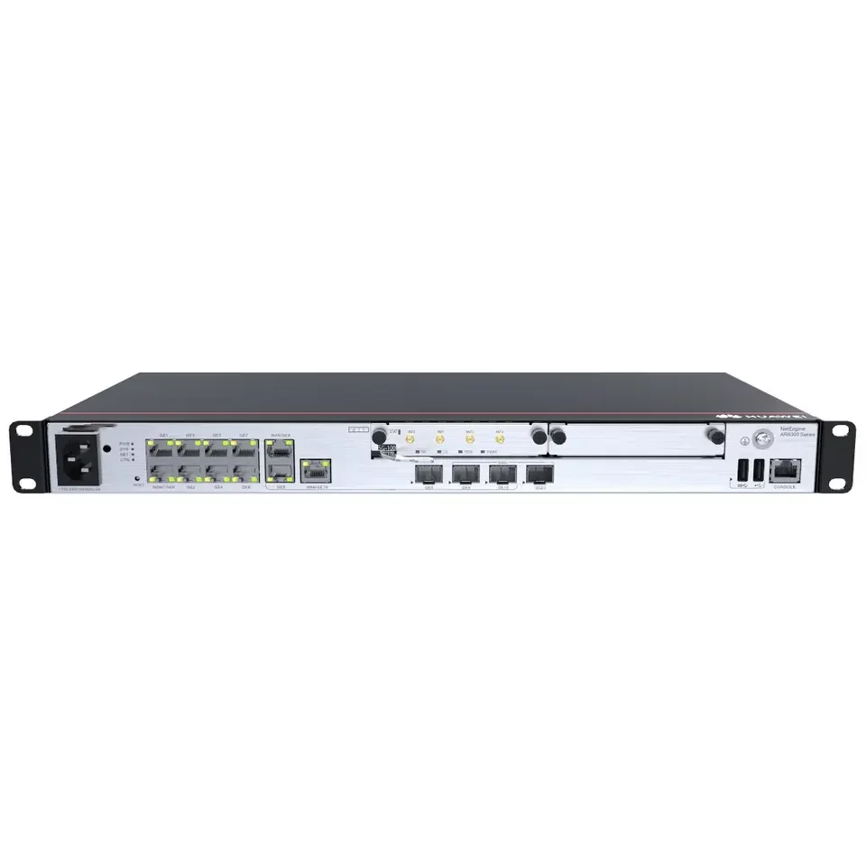 Netengine AR6140E-9G-2AC 02353UYT Enterprise Routers with 5*Ge RJ45, 4*Ge SFP 1