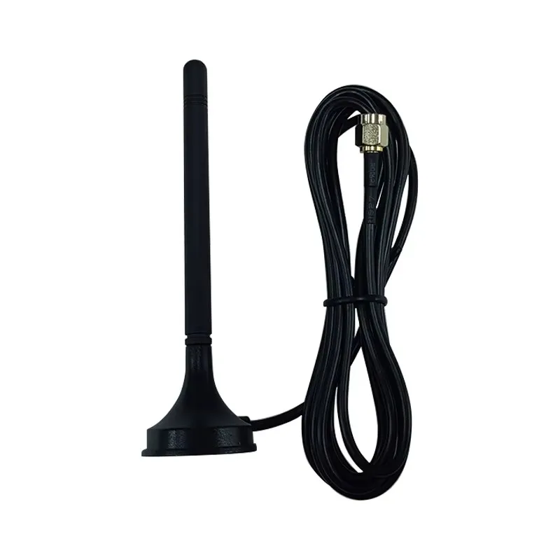 Strong Magnetic Mountable Chuck Lte Antenna 1700-2100MHz , Sma Male 1.5meters Length RG174