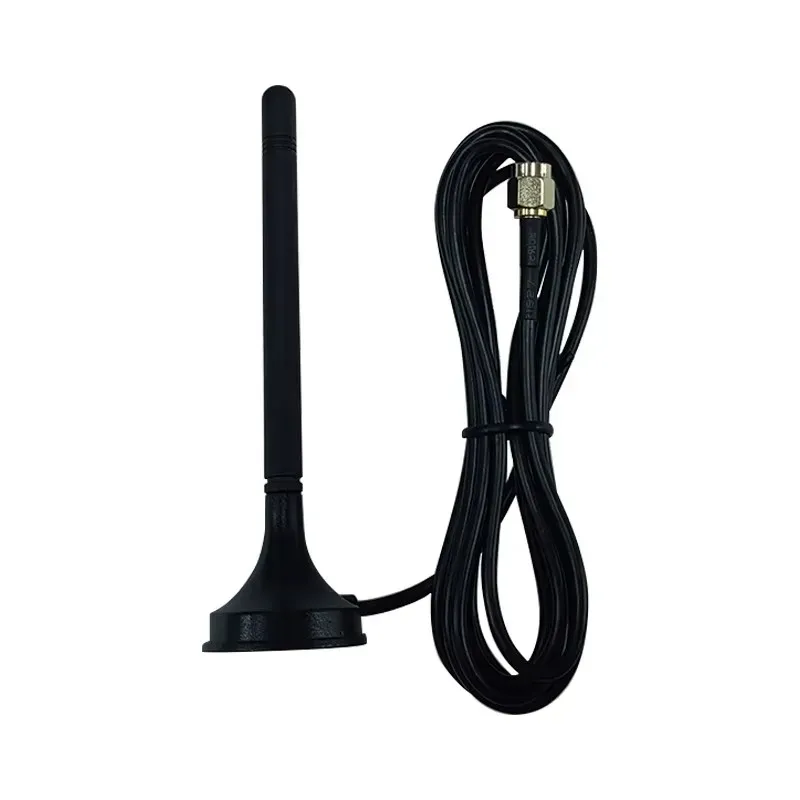 Strong Magnetic Mountable Chuck Lte Antenna 1700-2100MHz , Sma Male 1.5meters Length RG174