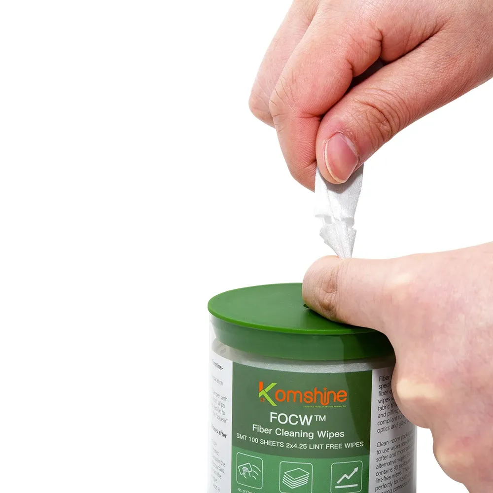 Qingdao APT  Kimtech Fiber Optic Cleaning Stickler Cleaning Fiber Optic  Optical Fiber Cleaning Wipes-boxintelecom