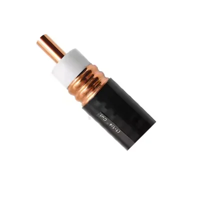 RF Coaxial Cable 1-1/4 RF Corrugated Copper Tube Outer Conductor Feeder Coaxial Foam Cable