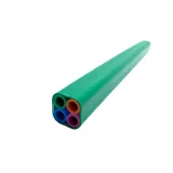4-Core HDPE Fiber Microduct 14/10mm with PE Jacket Model BFTB4-14/10 for Telecom Network a