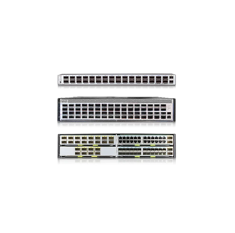 8851-32CQ8DQ-P 02353EGP CloudEngine 8800 Series 32*100GE QSFP28, 8*400GE QSFPDD, 2* AC Power Modules Data Center Switches 0