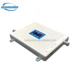 OEM intenligent GSM/PCS/WCDMA tri-frequency bands mobile signal booster amplifier with col