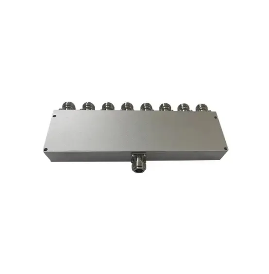 Factory Price 87-108MHz 8 Way Power Divider Combiner 0.25W with N Female Connector for FM 