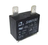 SFK-112DM Power Relay 12VDC 20A 4-Pin SPST-NO for Air Conditioner Industrial Control