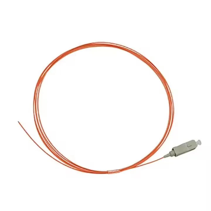 SC UPC OM2 62.5/125 Multimode Fiber Pigtail for FTTH Network Telecom Use