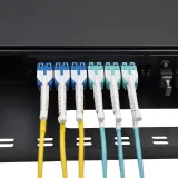 LC-LC Singlemode Gigabit Self-Adaptive Fiber Optic Patch Cord Push-Pull Handle Uniboot 4-P
