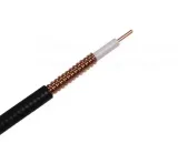 1/2 RF Flexible Coaxial Cable Black PE for Communication Cables