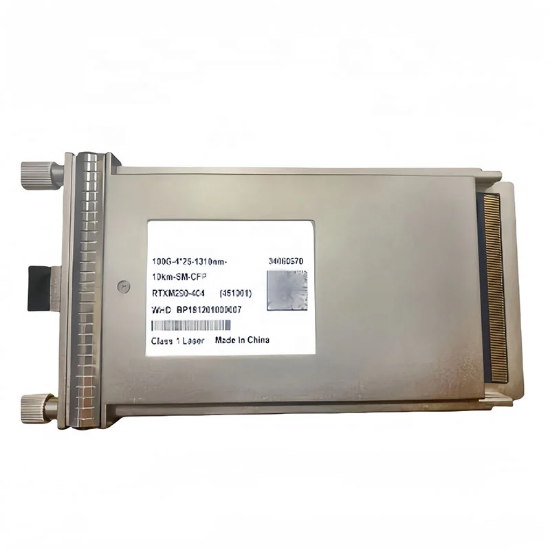New Brand 100G SM CFP Fiber Optic Transceiver 34060670 111.8Gb/s-4Lanes-LanWDM 425 1310nm LC 10km Commercial Use FTTH/FTTB/FTTX-boxintelecom