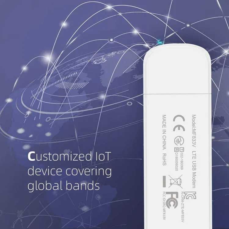 ZTE 4G LTE Cat4 USB Stick Modem MF833T MF833U1 MF833V Supports LTE-FDD/TD-LTE/UMTS/GSM Networks-boxintelecom