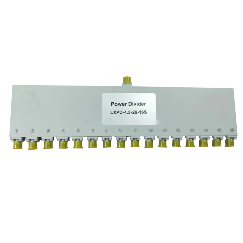 High band 16 Way Wilkinson rf Power Divider 4.5-26GHz SMAF