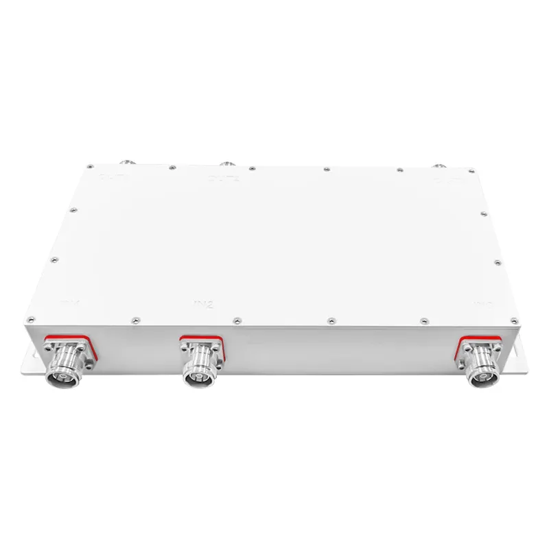 High Isolation 380-3800MHz 3 in 3 Out Hybrid Combiner Low Pim  with 4.3-10 Female Type,  f