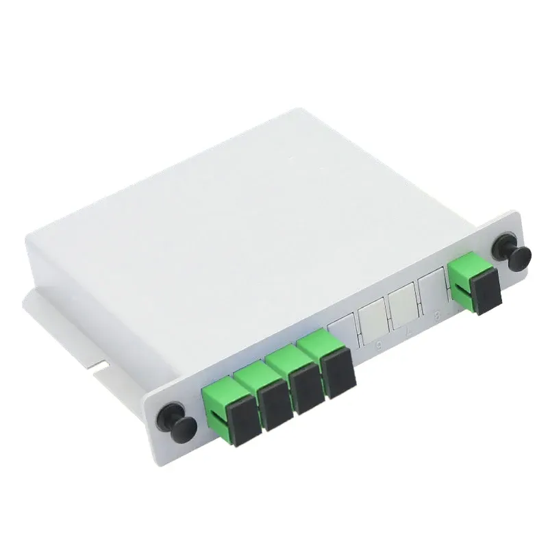 1x4 SC APC Slot Box Plug-in Box Fiber Optic Plc Splitter 1*4-boxintelecom