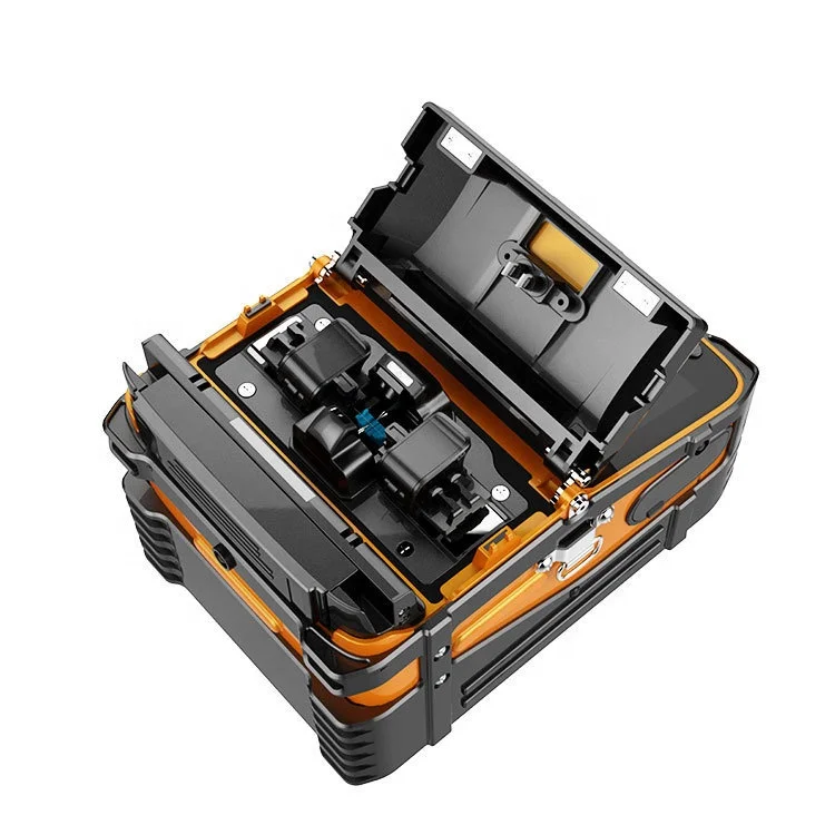 Fiber Splicer AI-9 Splicing Six Motor Core Alignment Fiber Fusion Splicer Automatic FTTH Fiber Optical Welding Splicing Machine-boxintelecom