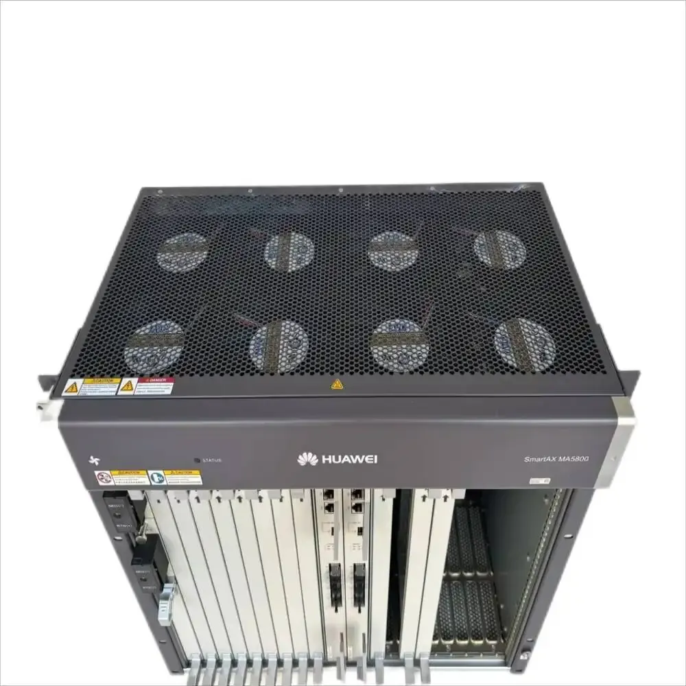 SmartAX MA5800-X17 High Quality OLT GPON 10.5 Tbit/s Fiber SFP 10G Data Rate TCP IP-PON/IP-MPLS/VDSL2/VBNG/VLAN New 1 Year-boxintelecom