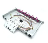 19" Rack-Mount Optical Distribution Frame, 24-Core Fiber Termination Box for SC/LC/FC/ST, 