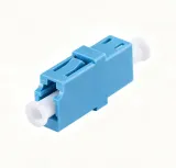 LC Simplex Fiber Optic Adapter with Ceramic Sleeve - Telecom Grade Connector Compatible wi