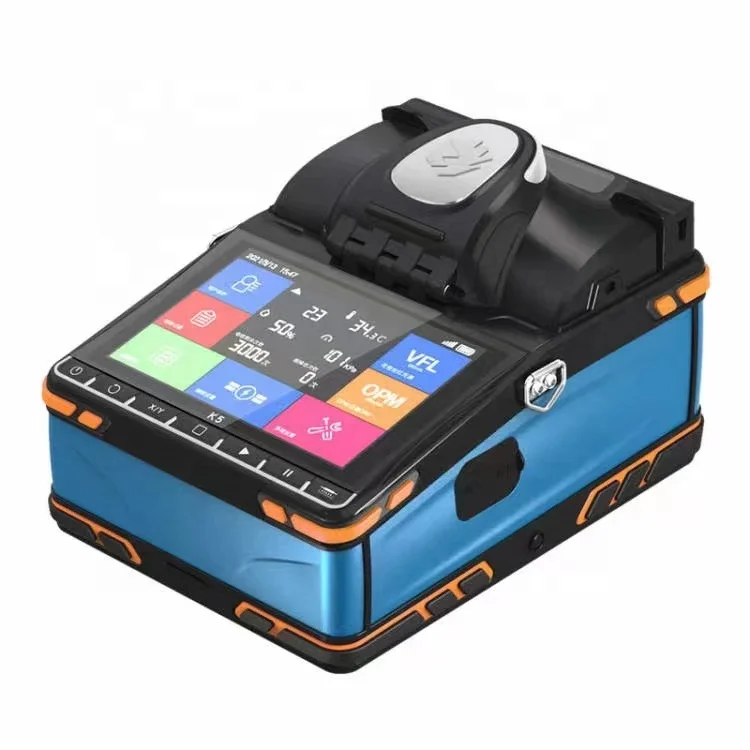 6 Motor Core Alignment Mini Splicing Machine Optical Fiber Ftth Welding Equipment  K5 fusi