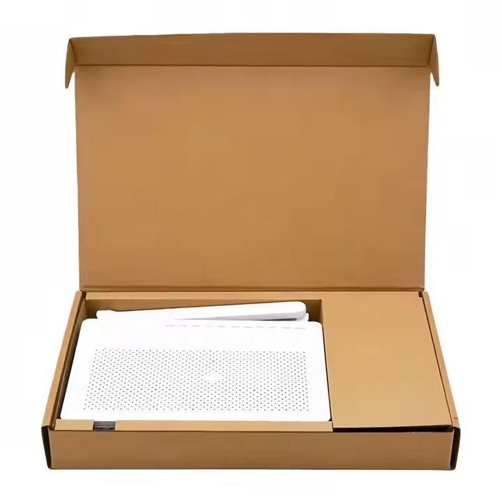 Wholesale Price Shunou EG8247H5 English Version ONU 2POTS+4GE+CATV+2.4G Wi-Fi+1USB XPON GPON EPON Fiber Optic Equipment White 1-boxintelecom