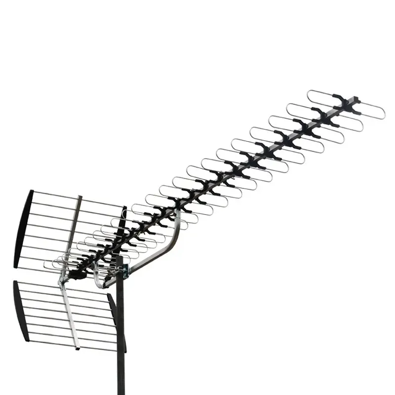 High gain remote digital digital HD ground wave Receiving TV Yagi Fish bone dtmb antenna-boxintelecom